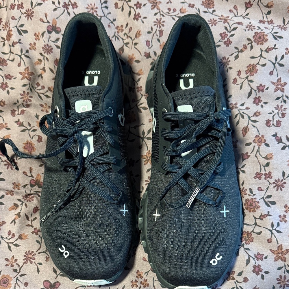 On Running Cloud X Black Athletic Shoes